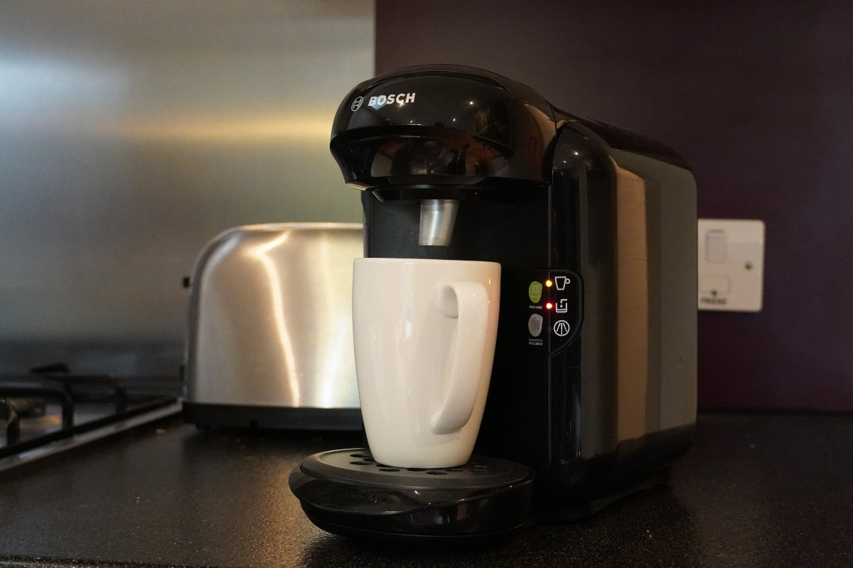 Center Parcs Coffee Maker and Toaster in Lodge at Sherwood Forest
