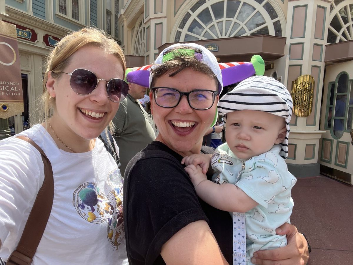 Cora, Helen and Oliver at Magic Kingdom, Walt Disney World