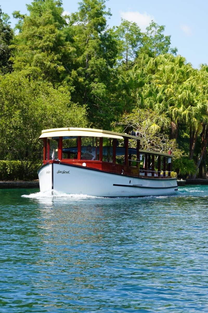 Water taxi between on-site hotels at Universal Orlando