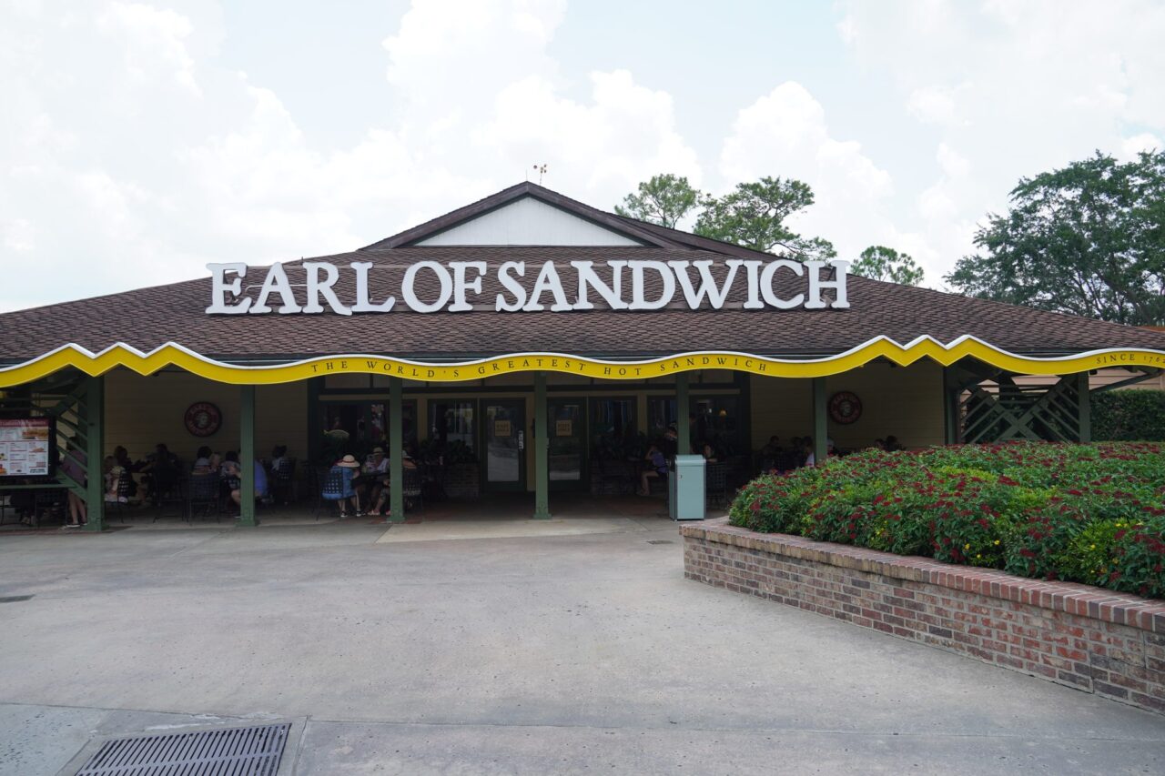 Earl of Sandwich storefront at Disney Springs, Walt Disney World