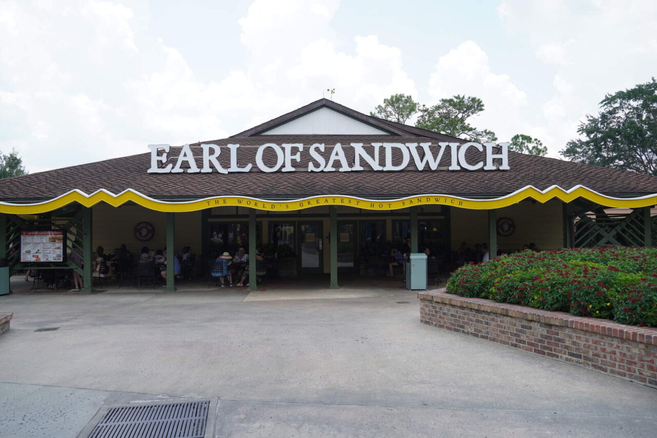 Earl of Sandwich storefront at Disney Springs, Walt Disney World