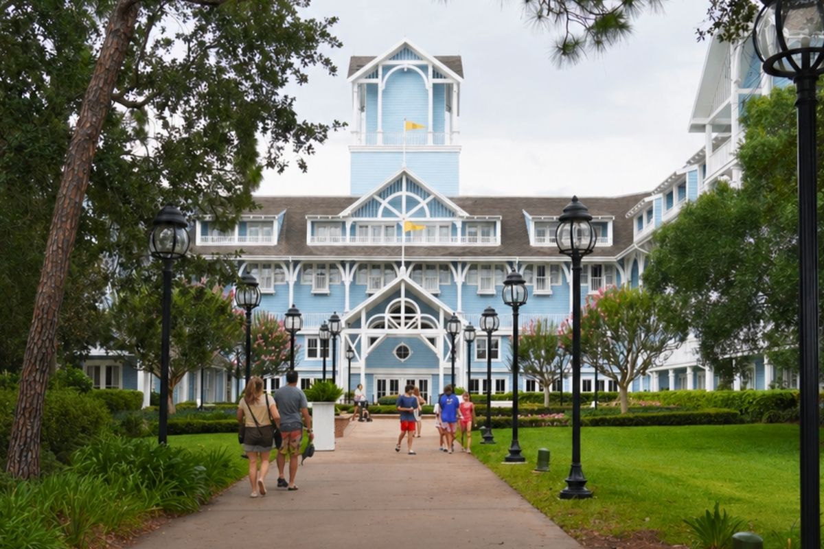 Exterior of Disney's Beach Club Resort, Walt Disney World, Orlando