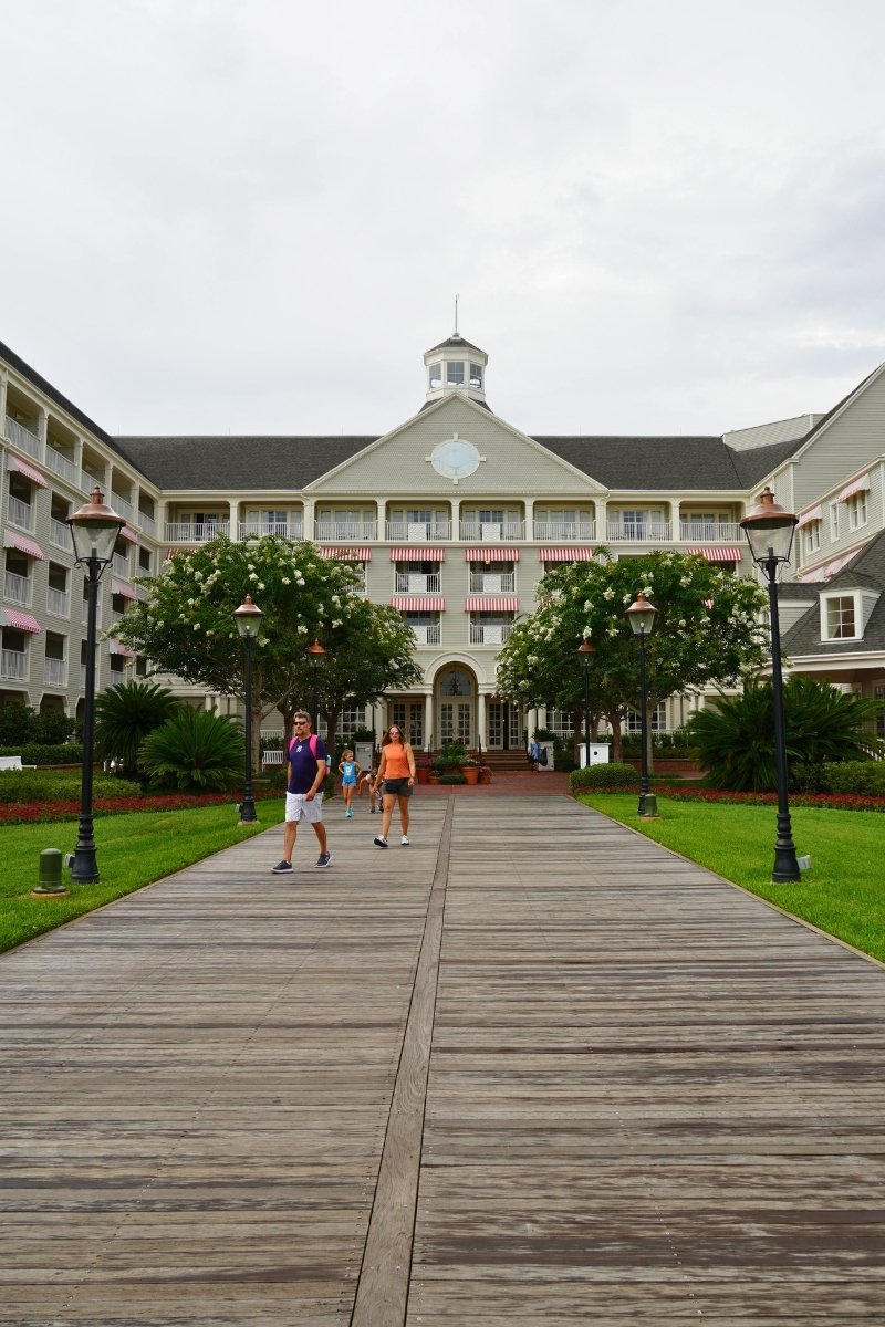 Exterior of Disney's Yacht Club Resort, Walt Disney World, Orlando