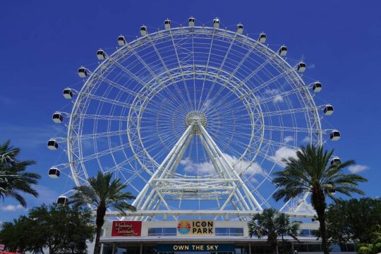 The Wheel observation wheel at ICON Park on International Drive