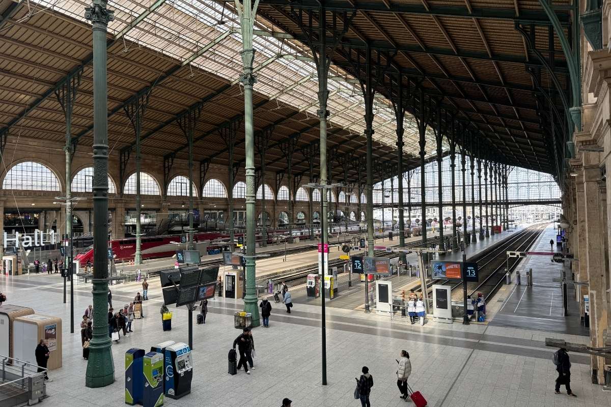 Gare du Nord station in Paris, France
